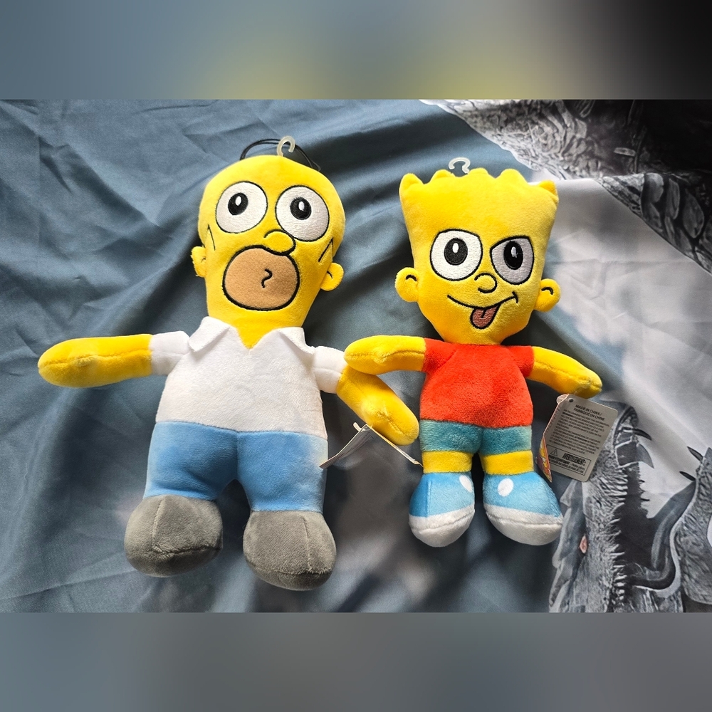 Simpsons 20th Anniversary Plushies